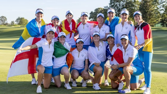 Read more about the article Europe Hangs on at Inverness – Defends Solheim Cup