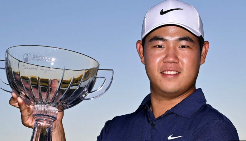 Read more about the article Tom Kim Defends at Shriners